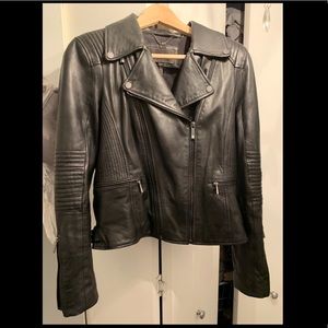 BCBGmaxazria real leather jacket